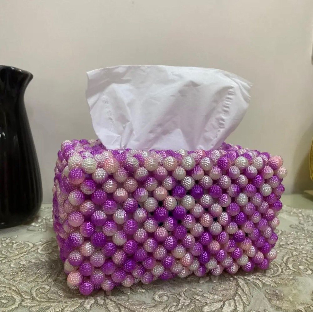 بوكس مناديل بنفسجي